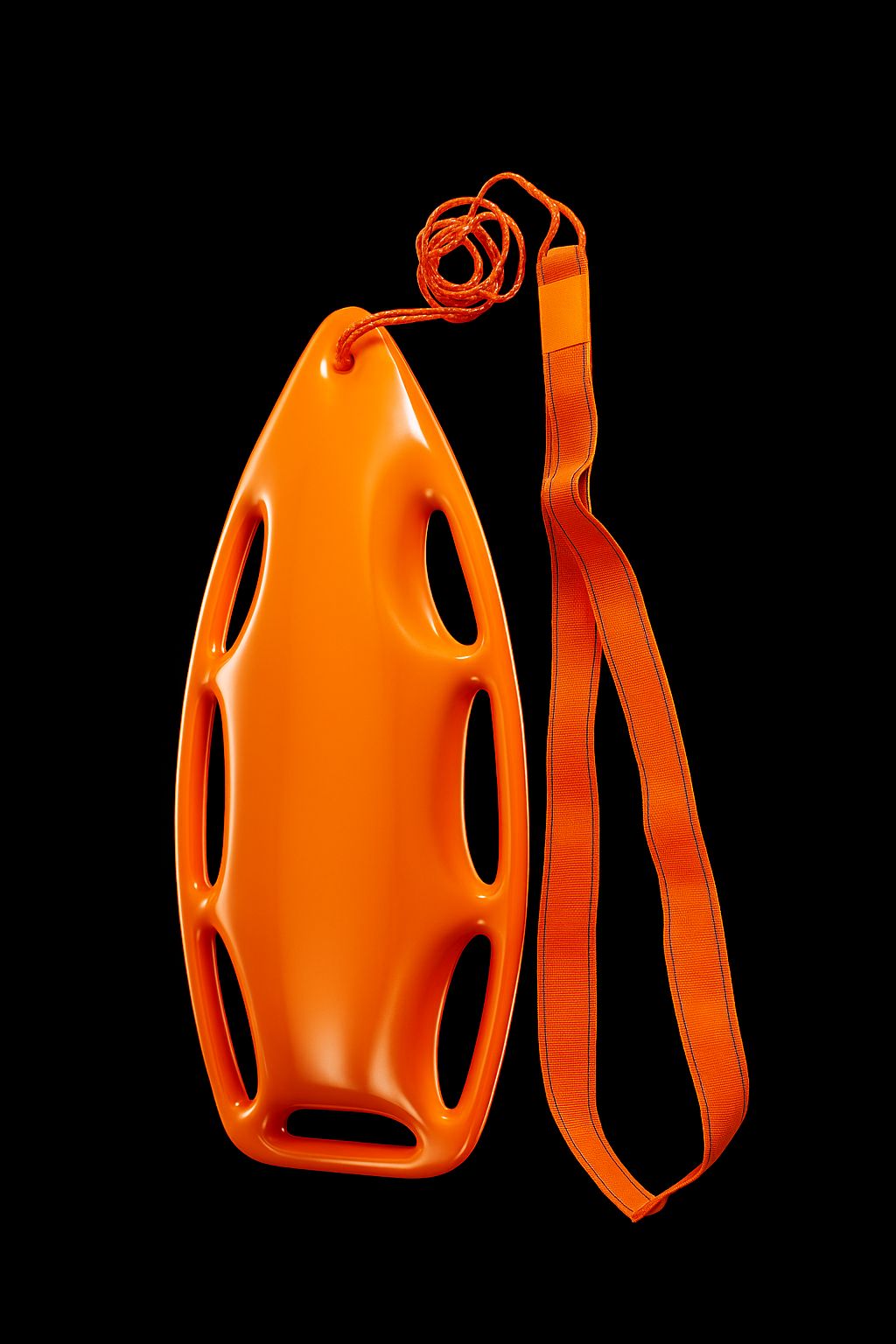 Front View of the Malibu Rescue Buoy